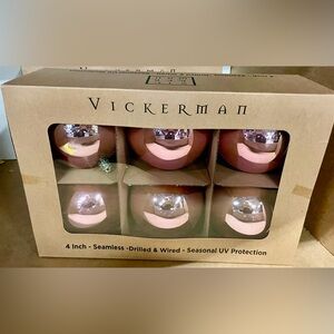Vickerman Christmas Ornaments 3 Colors New